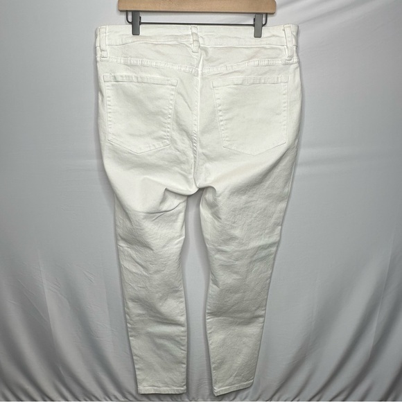 Ava & Viv White Denim Jeans size 16 NWOT - Picture 4 of 5